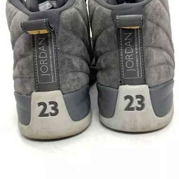 Nike Air Jordan 12 Retro Dark Gray Suede Sneakers Tennis Shoes- Men 10 COA main image 7